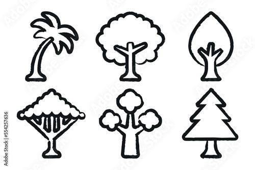 Hand Drawn Trees