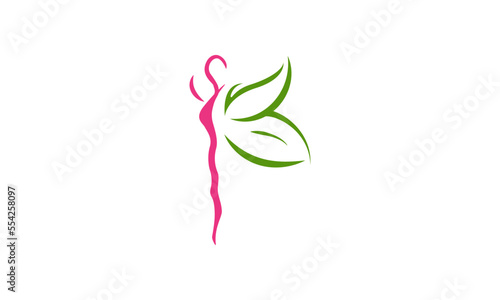 Healthy women logo template. Logo template for your business