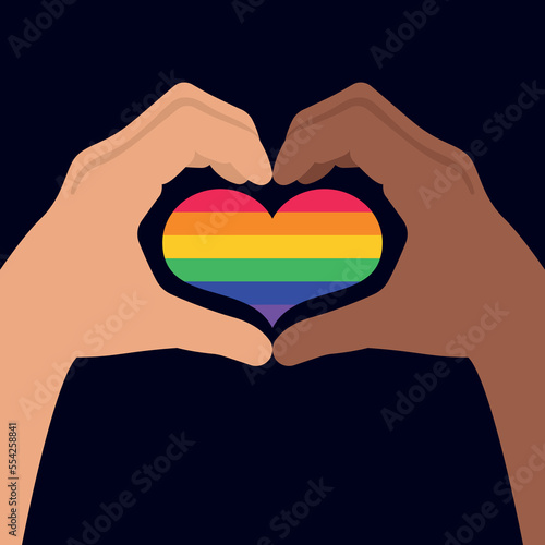 Pride Heart Hands