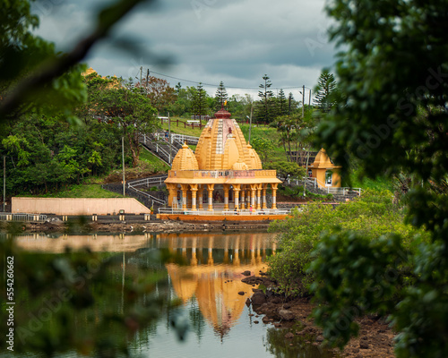 Fotografia Grand bassin is a relegious place for meditation, pray and relax