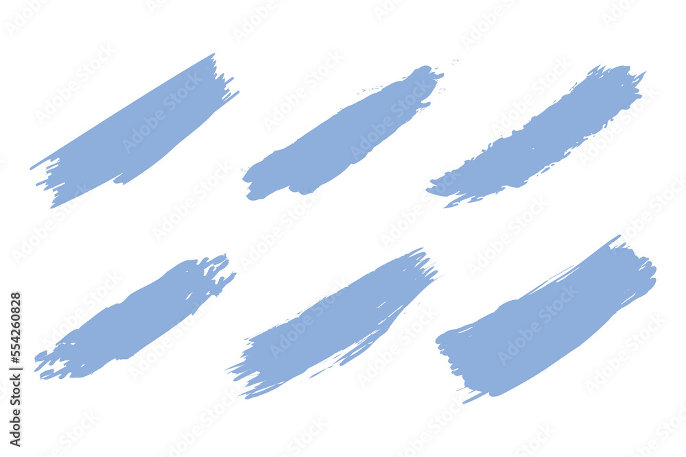Obraz premium Blue Brush Strokes
