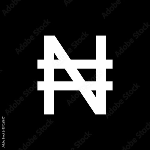 Nigeria Currency Symbol, Nigerian Naira Icon, NGN Sign. Vector Illustration