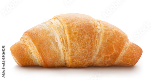 Tasty croissant, isolated on white background