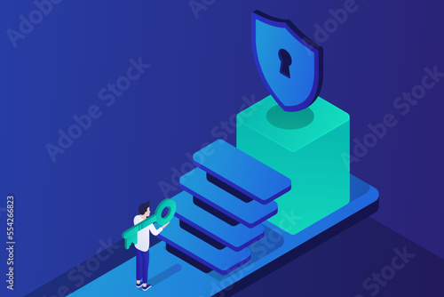Isometric Cyber Security
