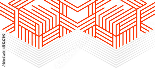 red line pattern Design 268 Wallpaper Background Vector