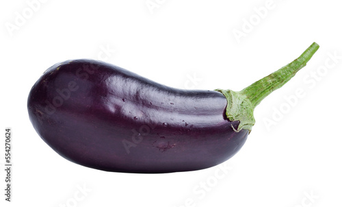 Fresh eggplant  isolated on transparent png
