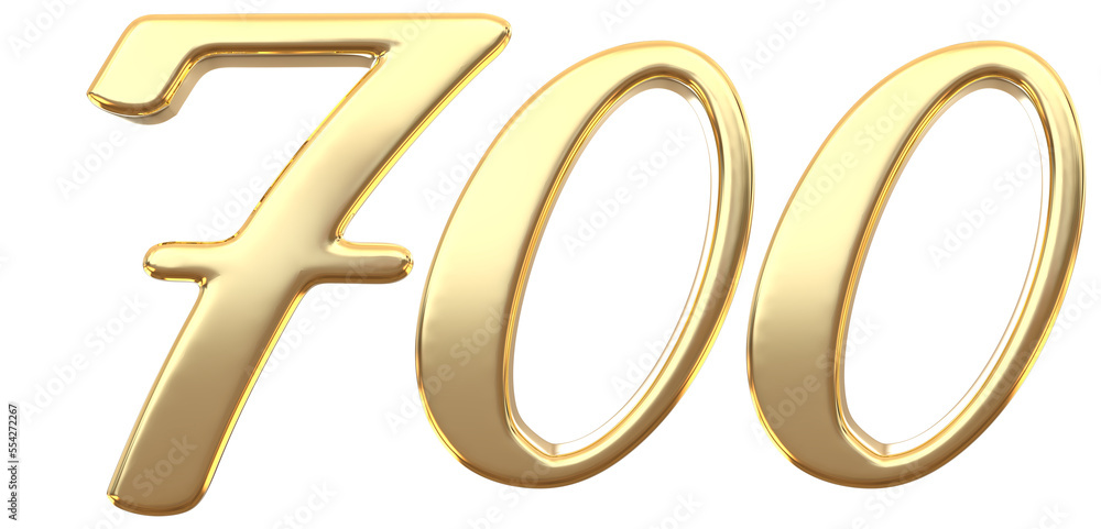 Golden Number 3D Rendering
Golden Number 3D Rendering