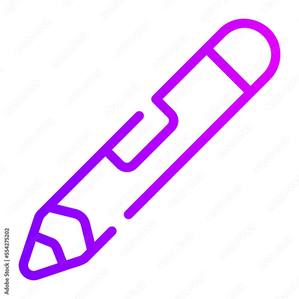 pencil gradient icon pencil gradient icon