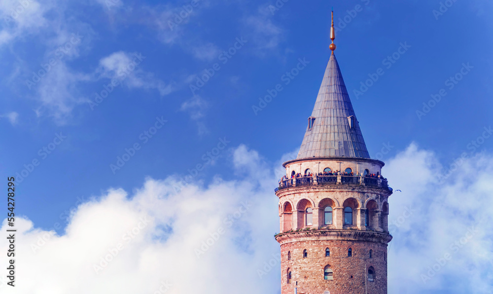 galata tower and istanbul - a tourist attraction