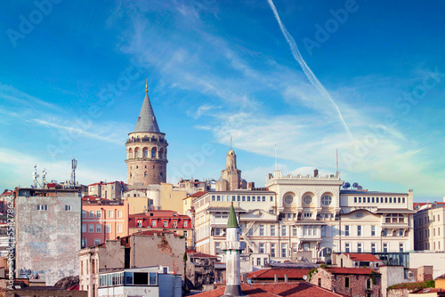 galata tower and istanbul - a tourist attraction