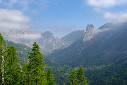 Scenic Alpine landscape in Maira valley, Italian Cottian Alps, Piedmont region © Dmytro Surkov