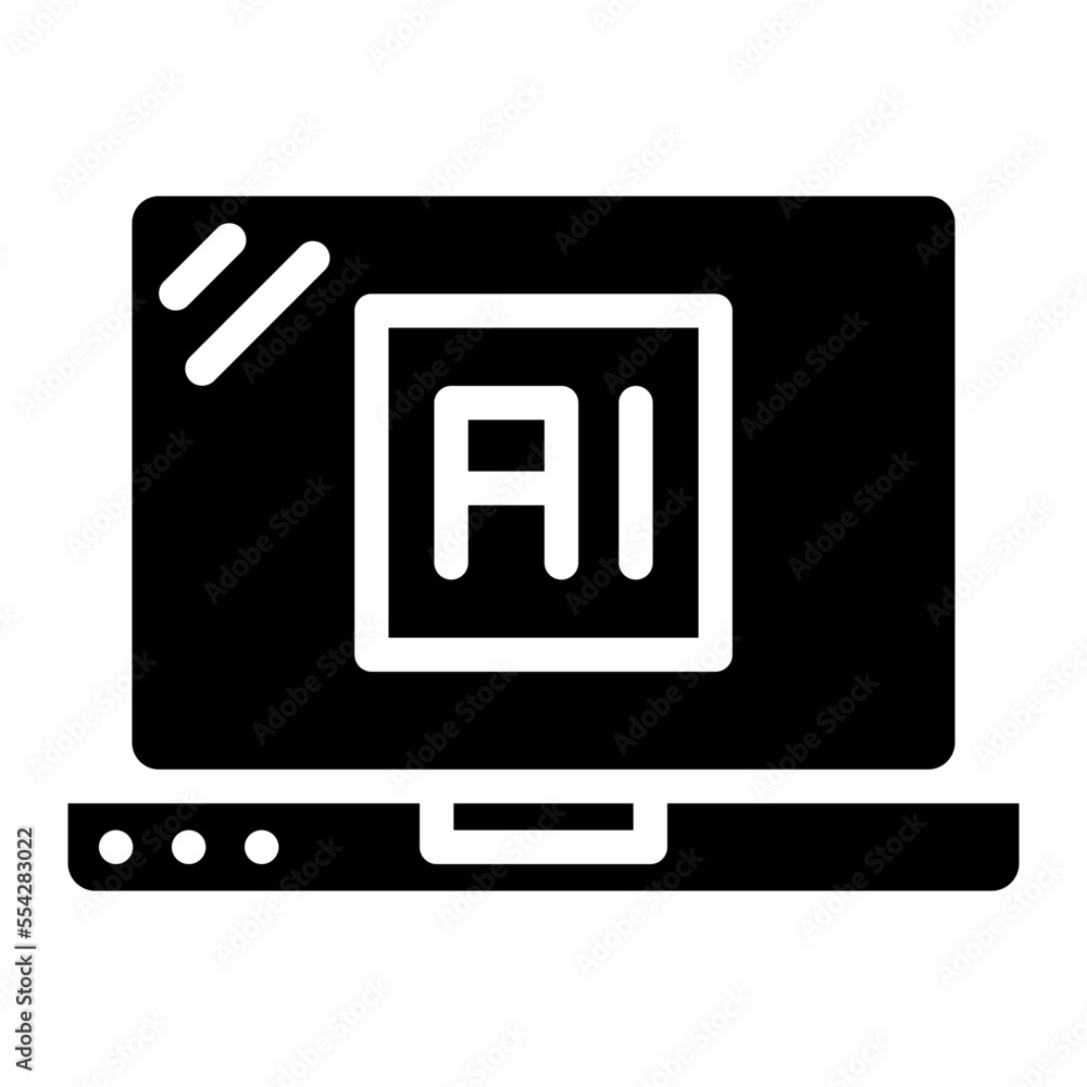 artificial intelligence glyph