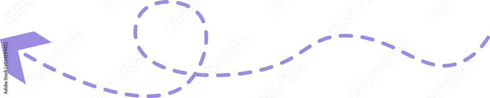 Dashed line arrow Dashed line arrow