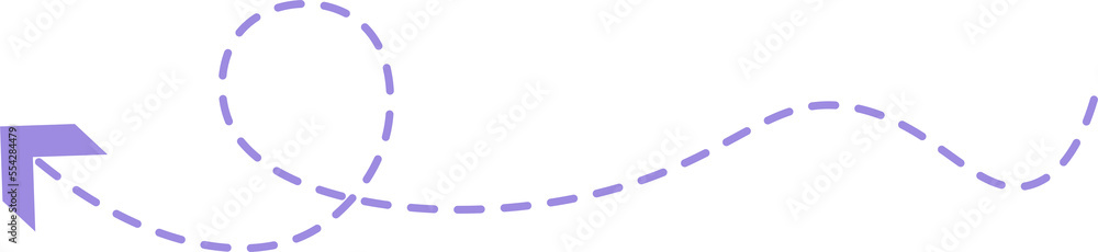 Dashed line arrow Dashed line arrow