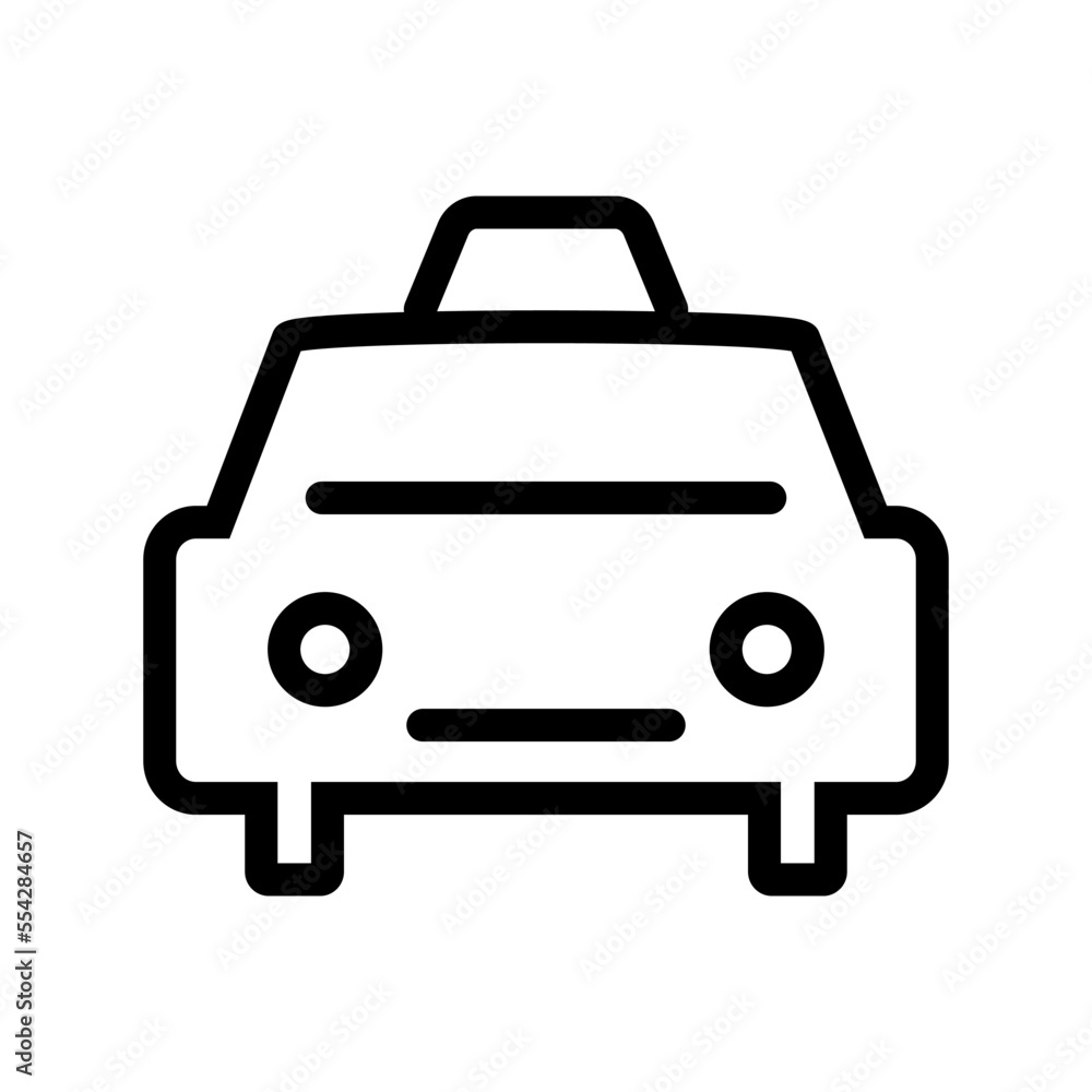 Taxi stand icon. Taxi symbol. Vector.