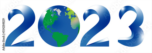 2023, planet, Umwelt, Schrift 3d, transparenter Hintergrund