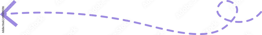 Dashed line arrow Dashed line arrow