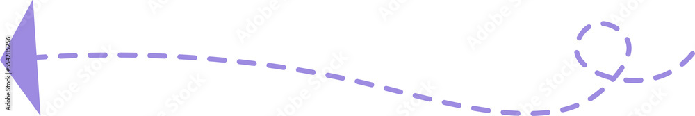 Dashed line arrow Dashed line arrow