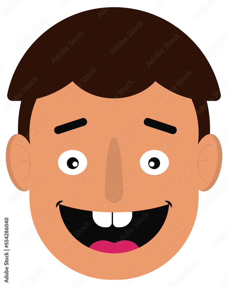 Happy boy smiling with your teeth with a joyful facial expression. Happy boy smiling with your teeth with a joyful facial expression.