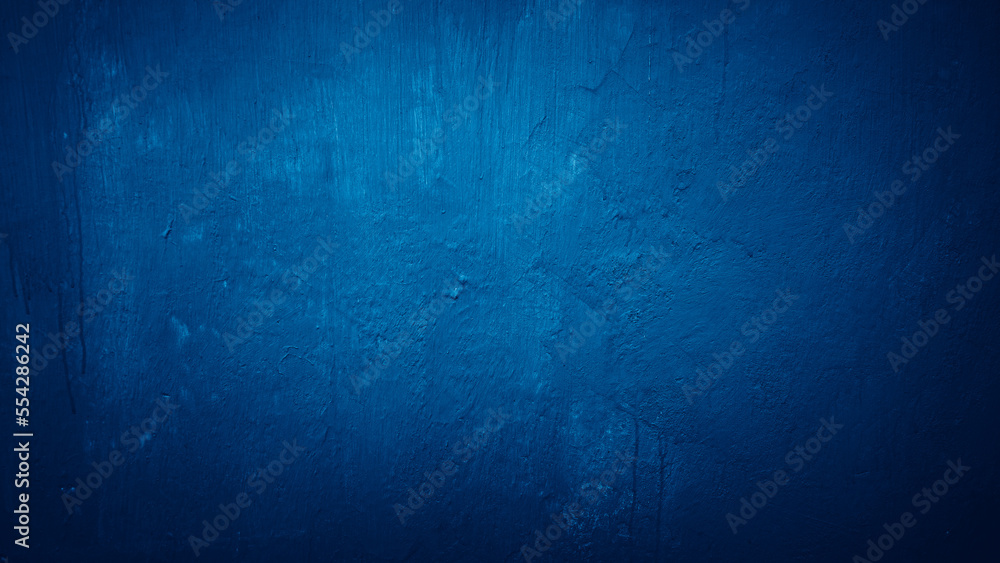 Fototapeta premium Texture blue cement concrete wall abstract background