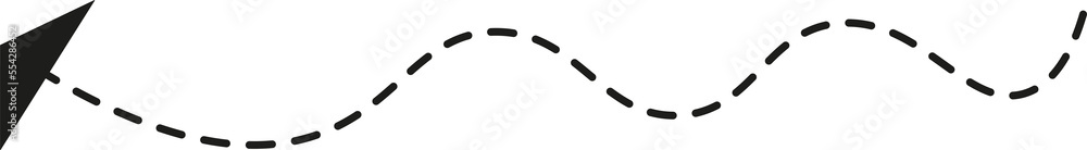 Dashed line arrow Dashed line arrow