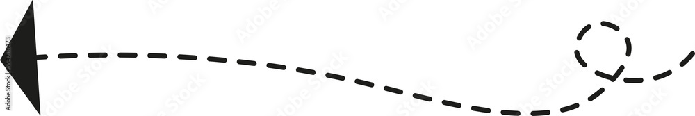 Dashed line arrow Dashed line arrow