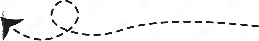Dashed line arrow Dashed line arrow
