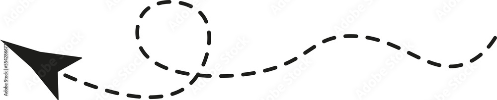 Dashed line arrow Dashed line arrow
