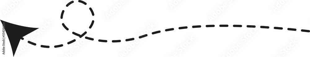 Dashed line arrow Dashed line arrow