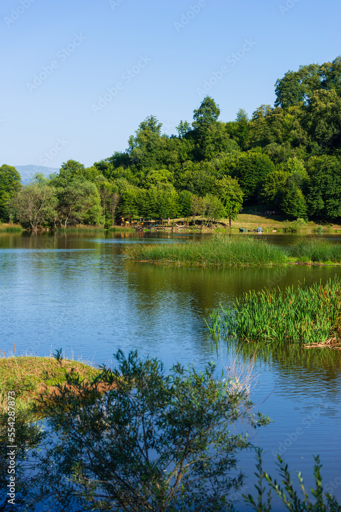Fototapeta premium Amazing view of Tsover lake, Armenia