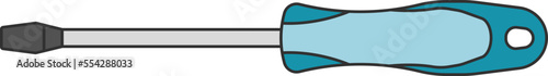 Working construction and locksmith tools: screwdriver