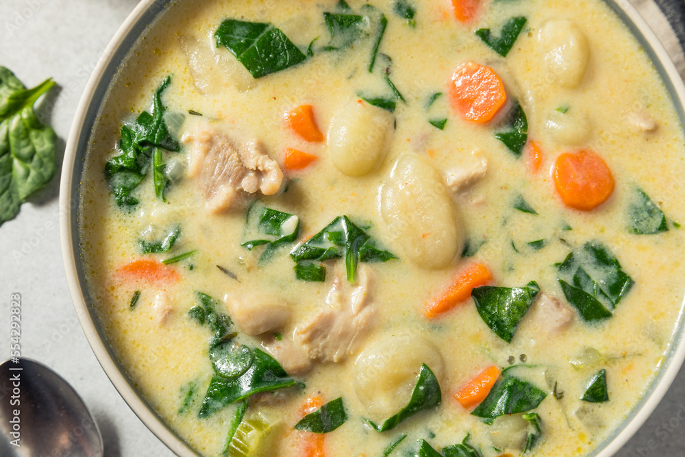Homemade Creamy Chicken Gnocchi Soup Homemade Creamy Chicken Gnocchi Soup