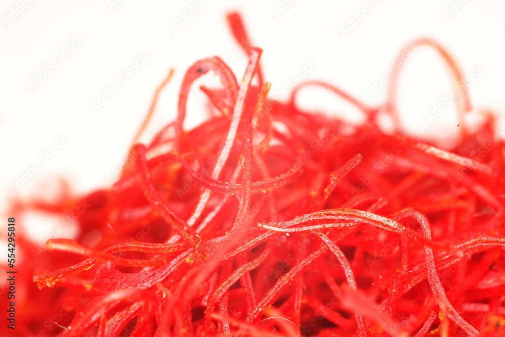 Saffron Indian fresh natural fragrance of essential oils macro Saffron Indian fresh natural fragrance of essential oils macro