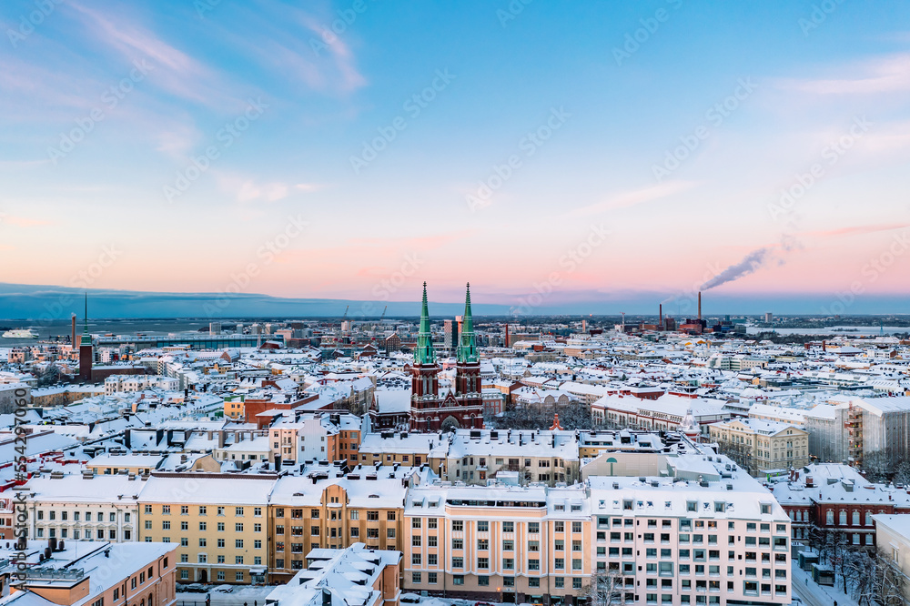 panorama of Helsinki