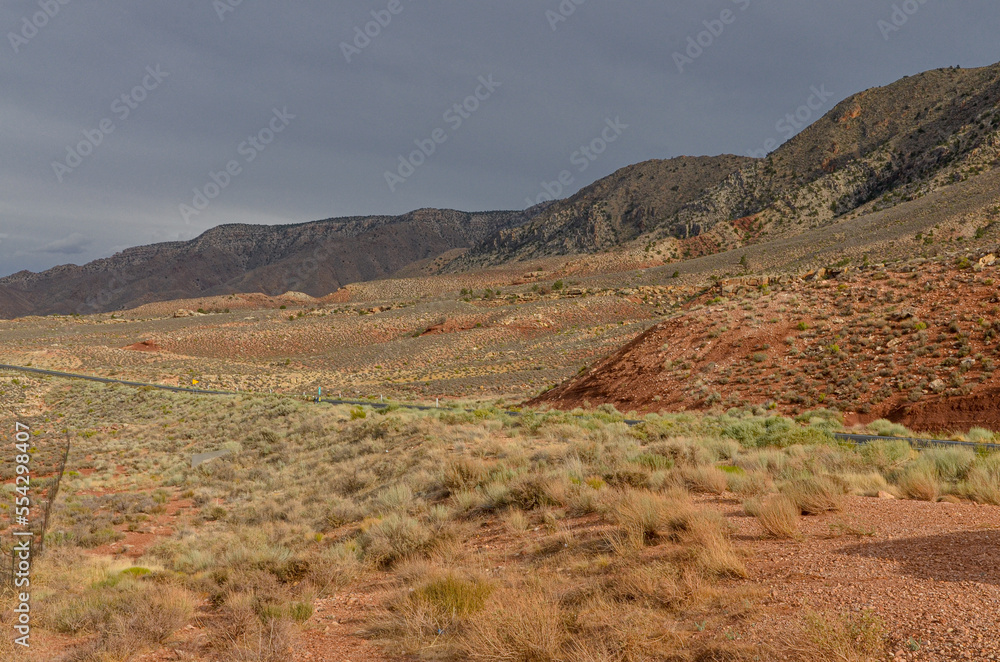 Gray Mountain near Desert View drive and Little Colorado river in Cococino county, Arizona