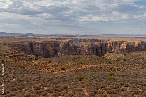 Dead Indian Canyon and Little Colorado River near Cameron (Cococino county, Arizona)
