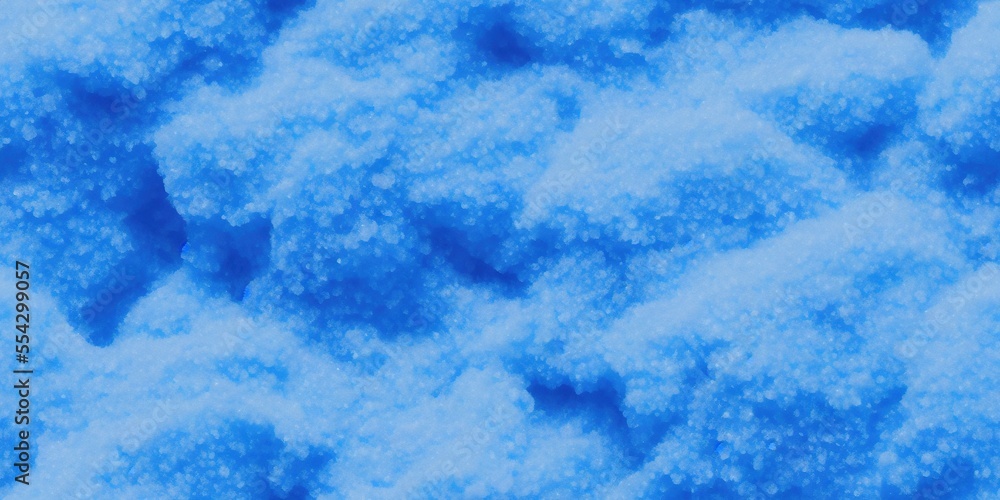 Obraz premium Seamless Infinite Blue Slush Pattern, Generative AI