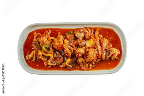 Korean Style stir-fried ocellated octopus, 'Jjukkumi Bokkeum'