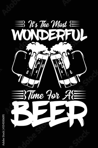 It's the most wonderful time for beer t-shirt design