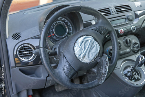 Steering Wheel Open Airbag © markobe