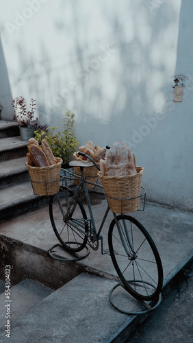 bicycle and bread