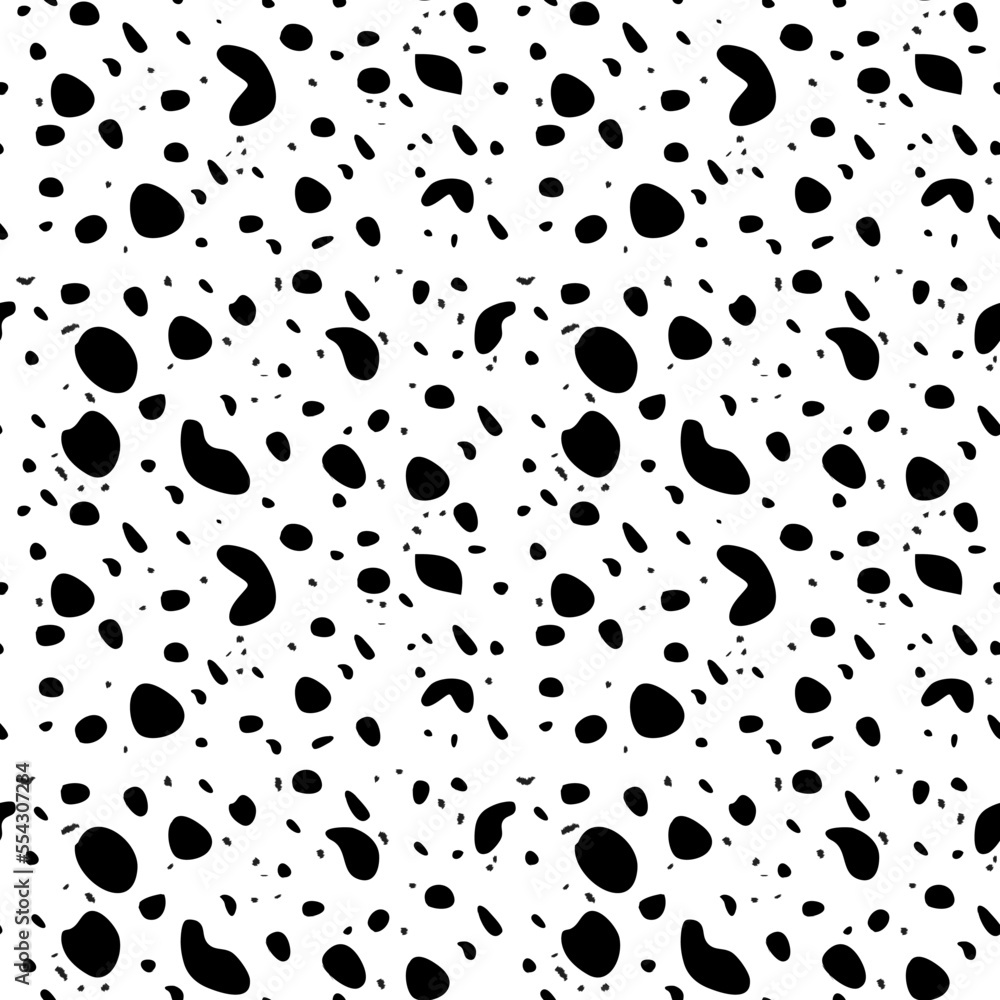 Irregular black dots pattern Irregular black dots pattern