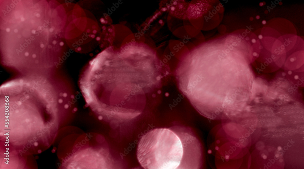 Abstract Bokeh blurred background. Color of the year 18-1750 Viva Magenta color Abstract Bokeh blurred background. Color of the year 18-1750 Viva Magenta color
