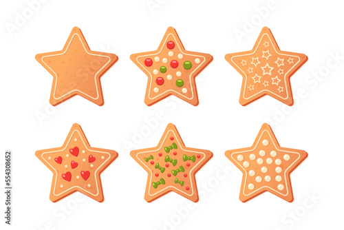 Gingerbread stars cookies