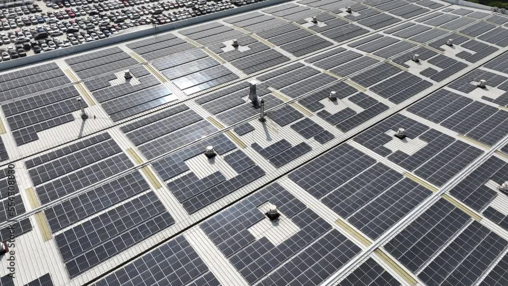 solar panels on factory rooftop solar panels on factory rooftop