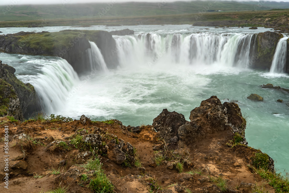 Goðafoss Waterfall, North Central Region, Iceland Goðafoss Waterfall, North Central Region, Iceland