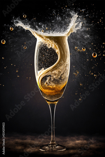New Year - Champagne Explosion