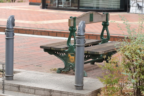 横浜市馬車道通りの休憩所