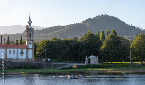 athletes competing canoe race in portugal © AGORA Images