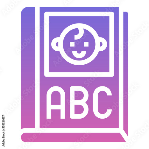 BOOK,baby book,education,children,Gradient,icon